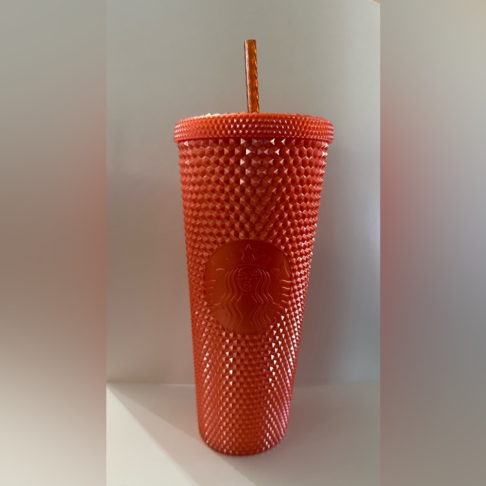 Orange studded Starbucks cup 2022 release